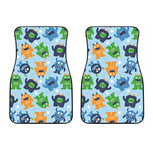 Alien Pattern Print Design 04 Front Car Mats