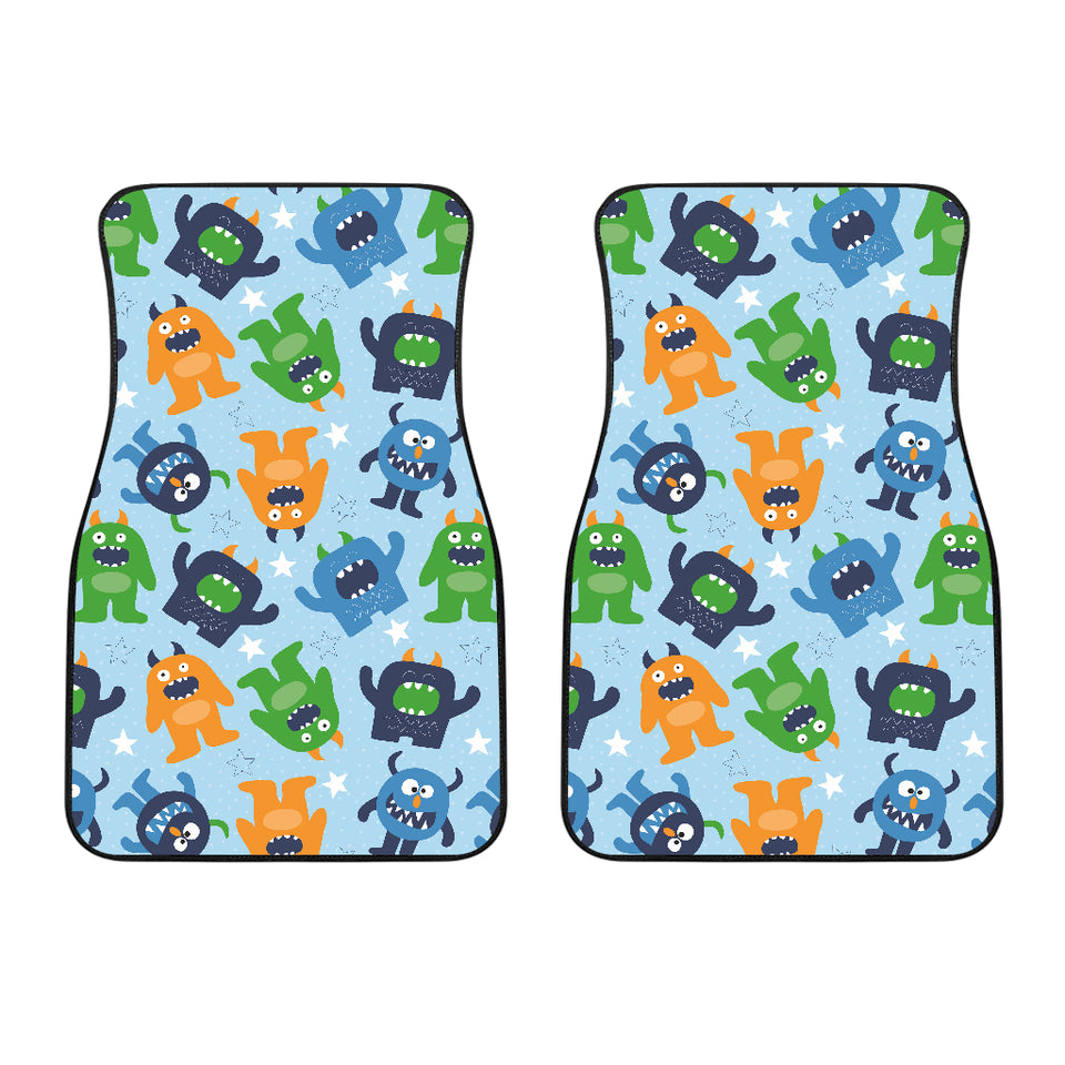 Alien Pattern Print Design 04 Front Car Mats