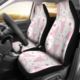 Hand Drawn Ice Cream Pattern Universal Fit Car Seat Covers