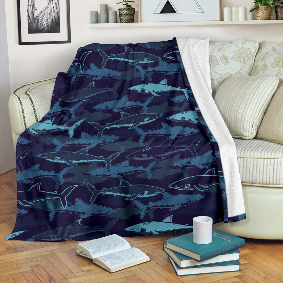 Shark Pattern Premium Blanket