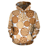Various Cookie Pattern Men Women Pullover Hoodie
