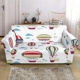 Hot Air Balloon Pattern Loveseat Couch Slipcover