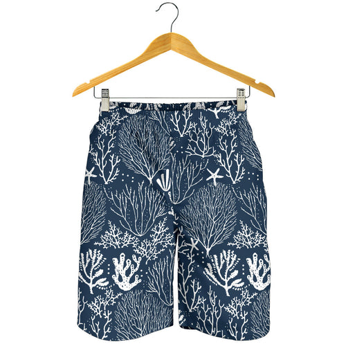 Coral Reef Pattern Print Design 05 Men Shorts