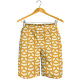 Pretzels Pattern Print Design 01 Men Shorts