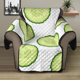 Cucumber slices pattern Recliner Cover Protector