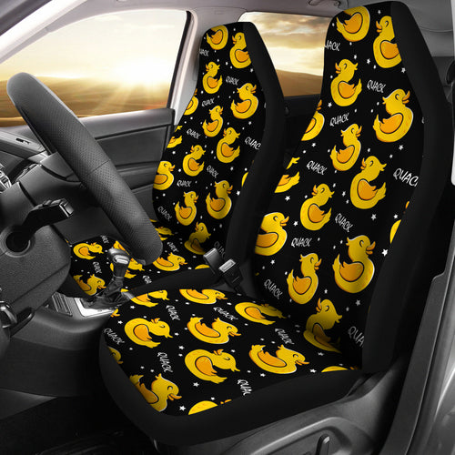 Duck Toy Pattern Print Design 05 Universal Fit Car Seat Covers