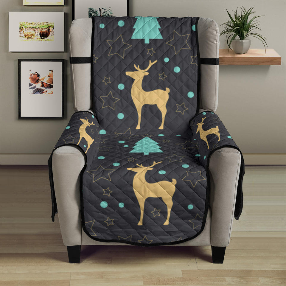 Deers star tree pattern Chair Cover Protector