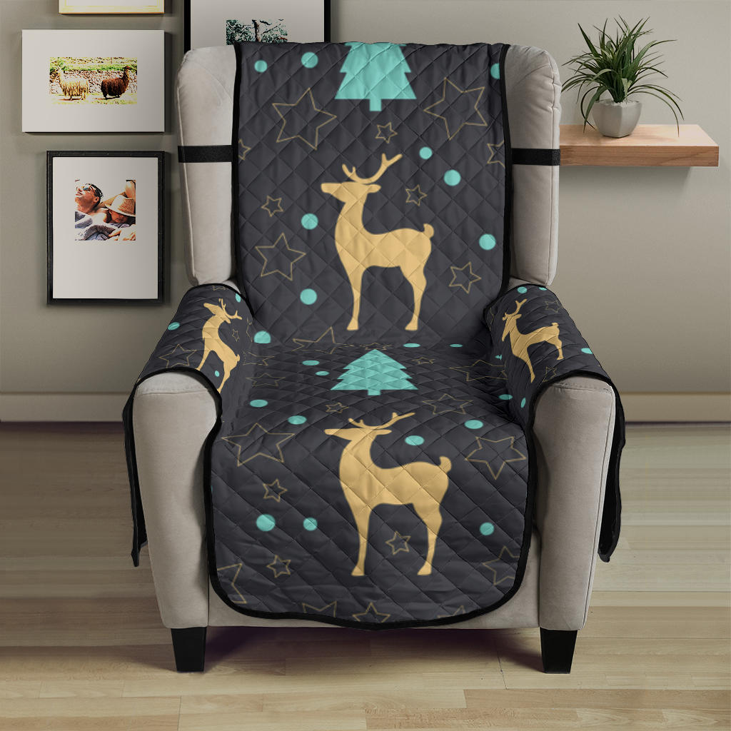 Deers star tree pattern Chair Cover Protector