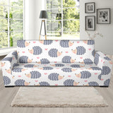Hedgehog Pattern Print Design 04 Sofa Slipcover