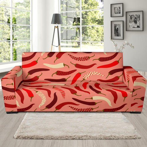 Beautiful Chili Peppers Pattern Sofa Slipcover