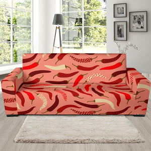 Beautiful Chili Peppers Pattern Sofa Slipcover