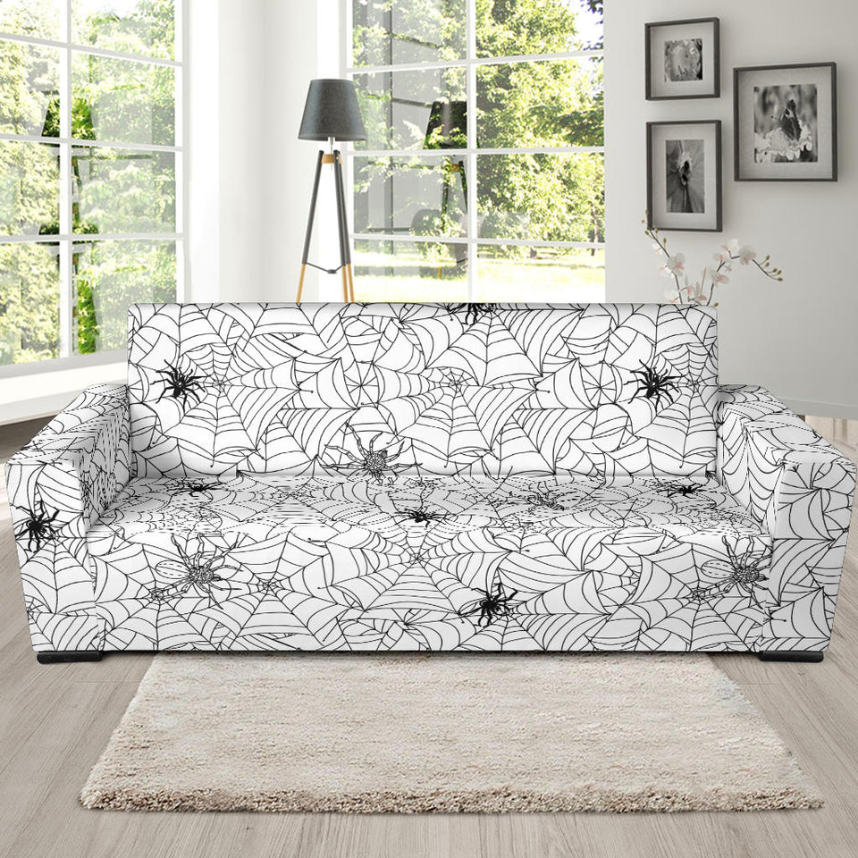Spider Web Cobweb Pattern Sofa Slipcover