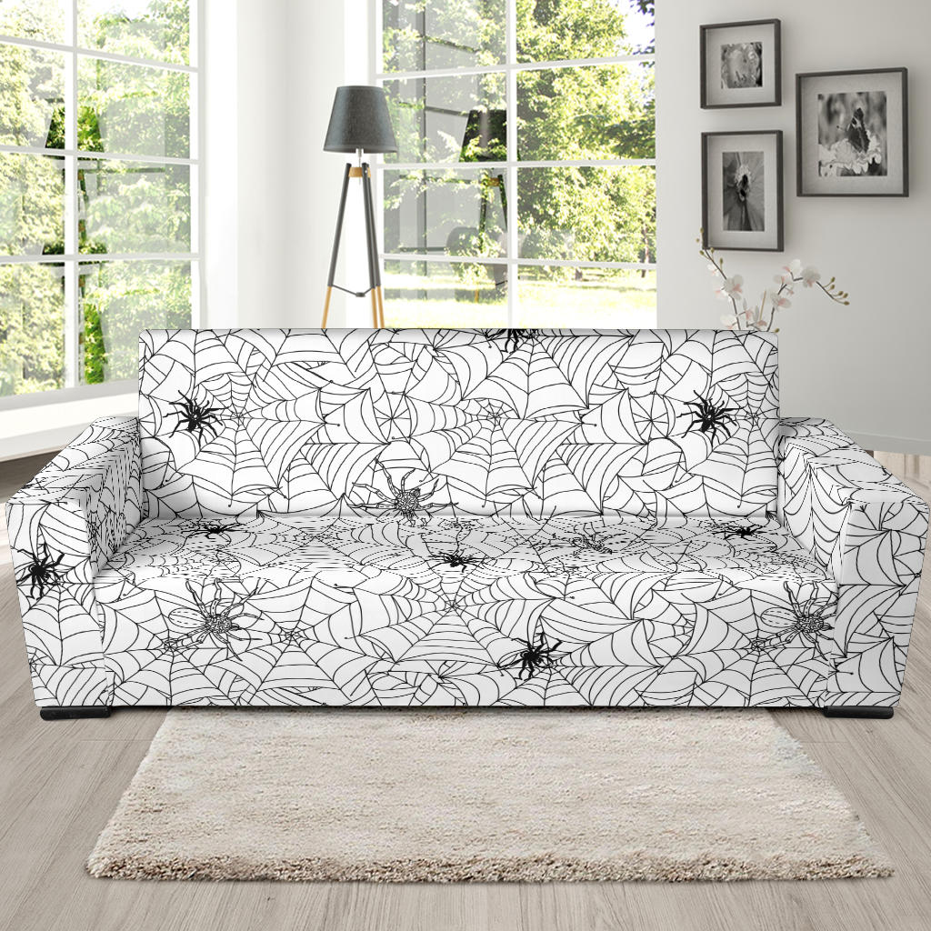Spider Web Cobweb Pattern Sofa Slipcover