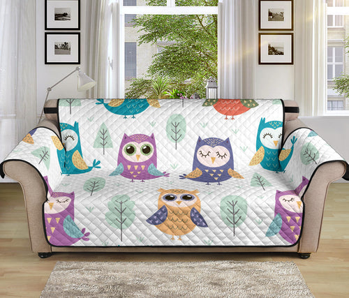 Cute owl pattern Sofa Cover Protector