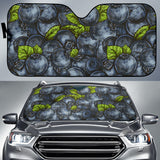 Blueberry Pattern Car Sun Shade