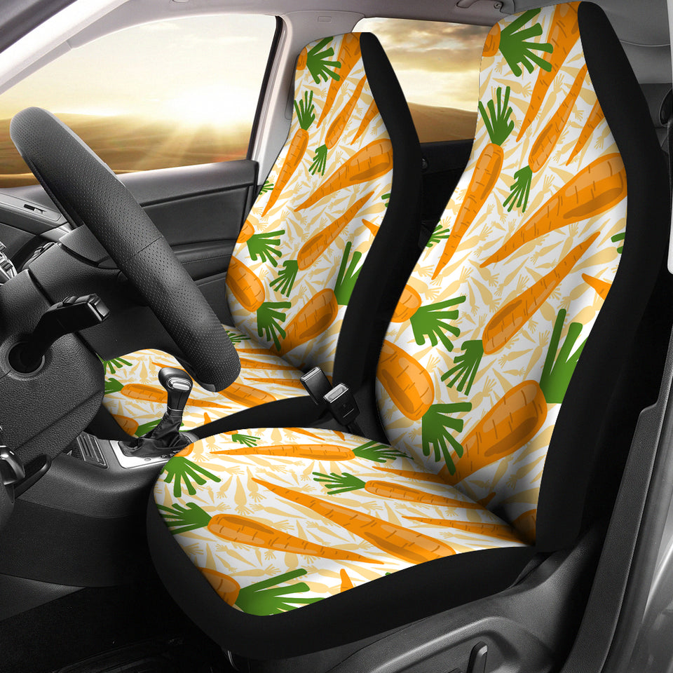 Carrot Pattern Print Design 01 Universal Fit Car Seat Covers