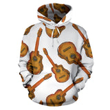 Paint Guitar Pattern Men Women Pullover Hoodie