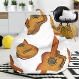 Paint Guitar Pattern Bean Bag Cover