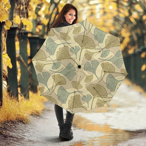 Ginkgo Leaves Design Pattern Umbrella