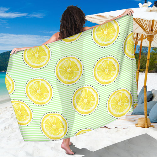 Slice Of Lemon Pattern Sarong