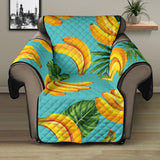 Banana Palm Leaves pattern background Recliner Cover Protector