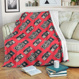 Camera Pattern Print Design 05 Premium Blanket