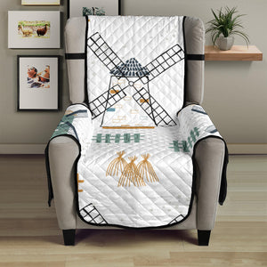 windmill pattern Chair Cover Protector