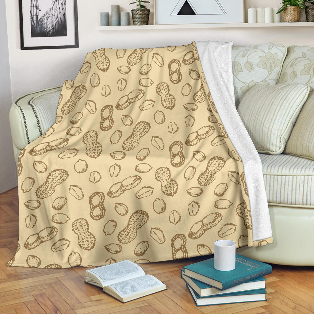 Hand Drawn Peanuts Pattern Premium Blanket