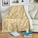 Hand Drawn Peanuts Pattern Premium Blanket