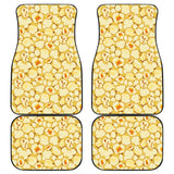 Popcorn Pattern Print Design 04 Front and Back Car Mats