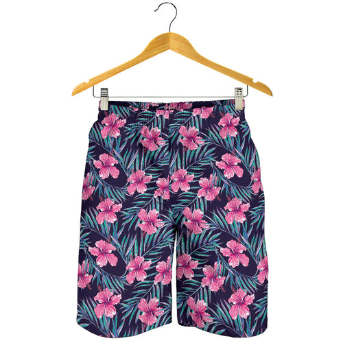 Hibiscus Pattern Print Design 05 Men Shorts