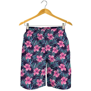 Hibiscus Pattern Print Design 05 Men Shorts