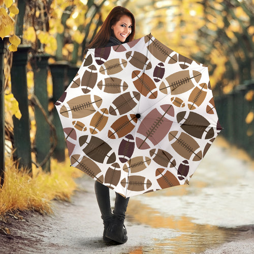 American Football Ball Pattern Umbrella