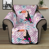 Beautiful toucan flower leaves Recliner Cover Protector