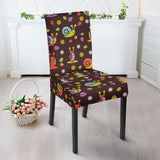 Snail Pattern Print Design 02 Dining Chair Slipcover