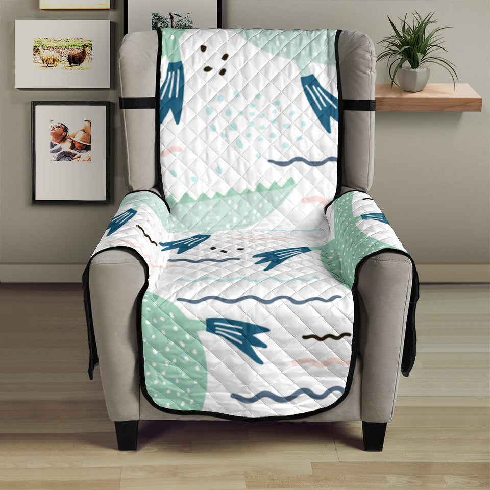Crocodile diver pattern Chair Cover Protector