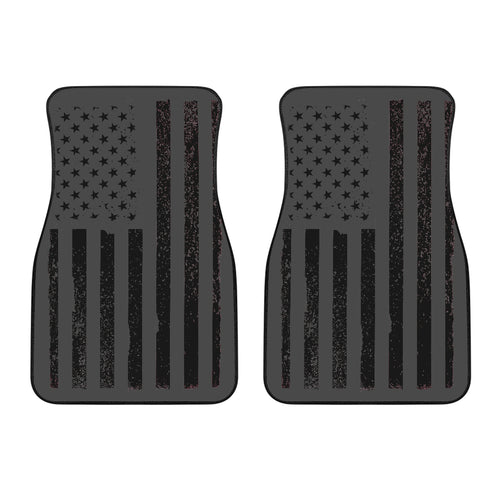 Black Flag Front Car Mats