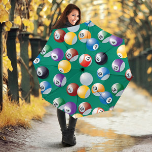 Billiard Ball Pattern Print Design 01 Umbrella