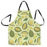 Durian Leaves Pattern Background Adjustable Apron