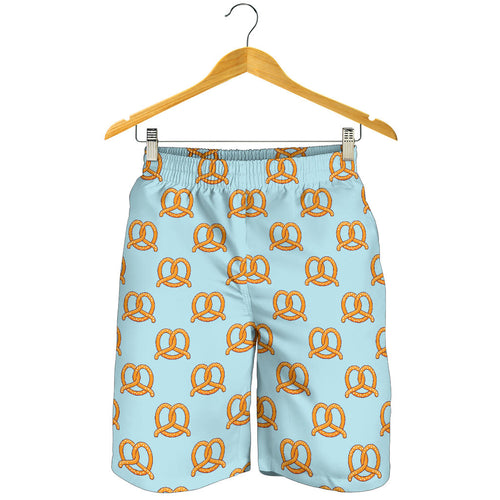 Pretzels Pattern Print Design 03 Men Shorts