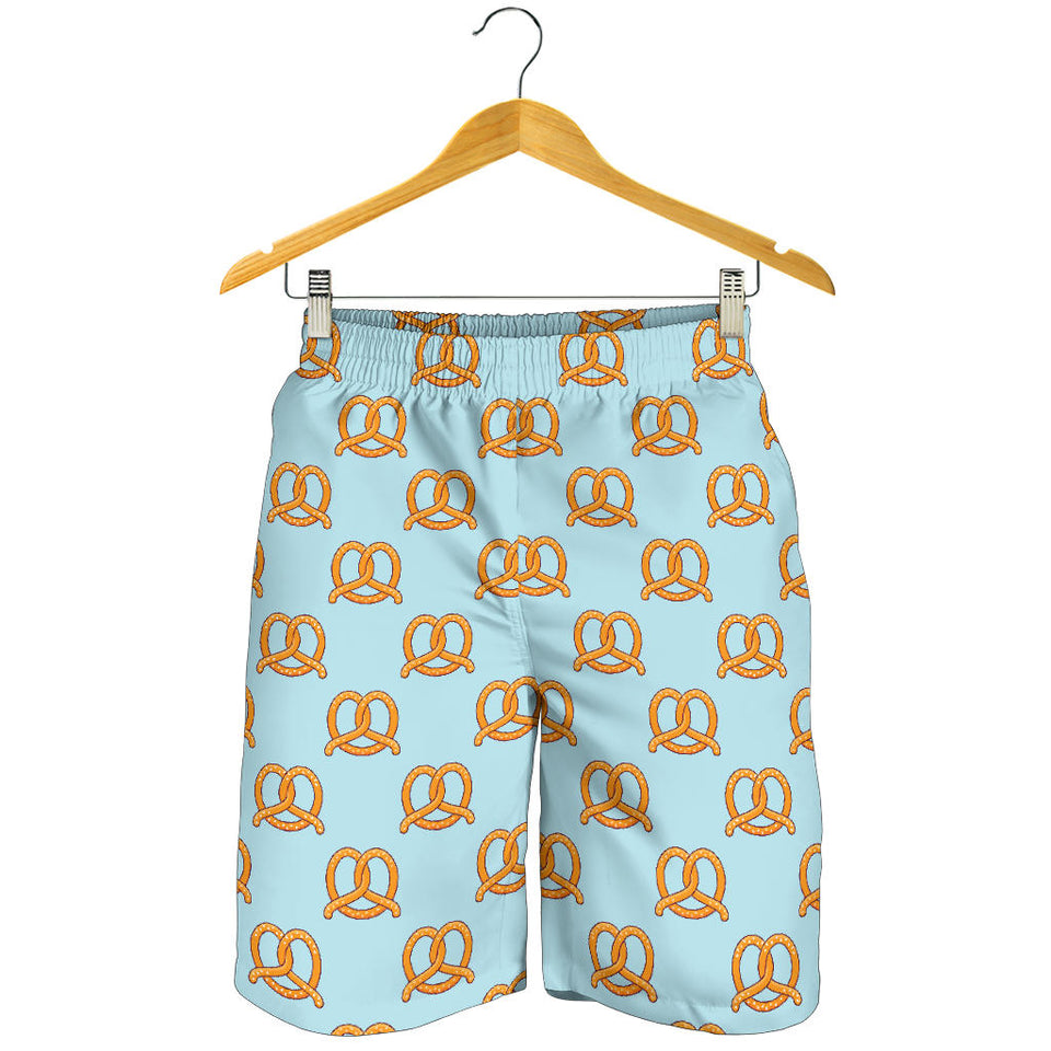 Pretzels Pattern Print Design 03 Men Shorts