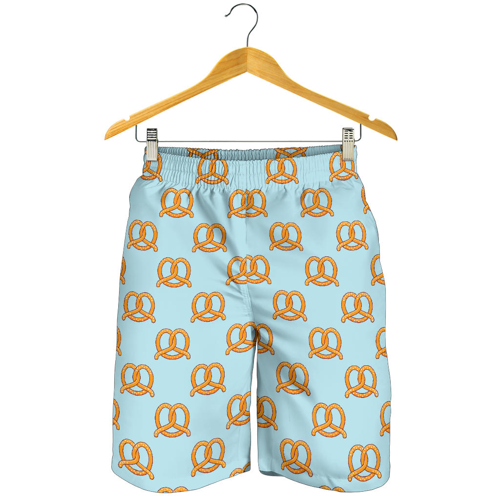 Pretzels Pattern Print Design 03 Men Shorts