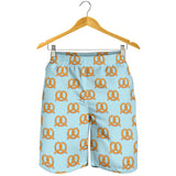 Pretzels Pattern Print Design 03 Men Shorts