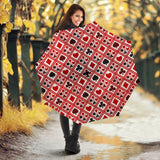 Casino Cards Suits Pattern Print Design 03 Umbrella