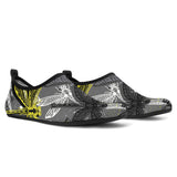 Hand Drawn Dragonfly Pattern Aqua Shoes