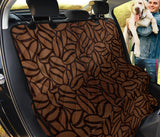 Coffee Bean Pattern Dog Car Seat Covers