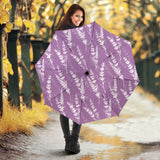 Lavender Flowers Purple Pattern Umbrella