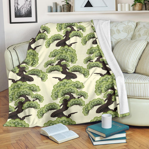Bonsai Pattern Premium Blanket