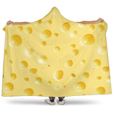 Cheese Texture Hooded Blanket