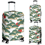 Bonsai Red Sun Japanese Pattern Luggage Covers